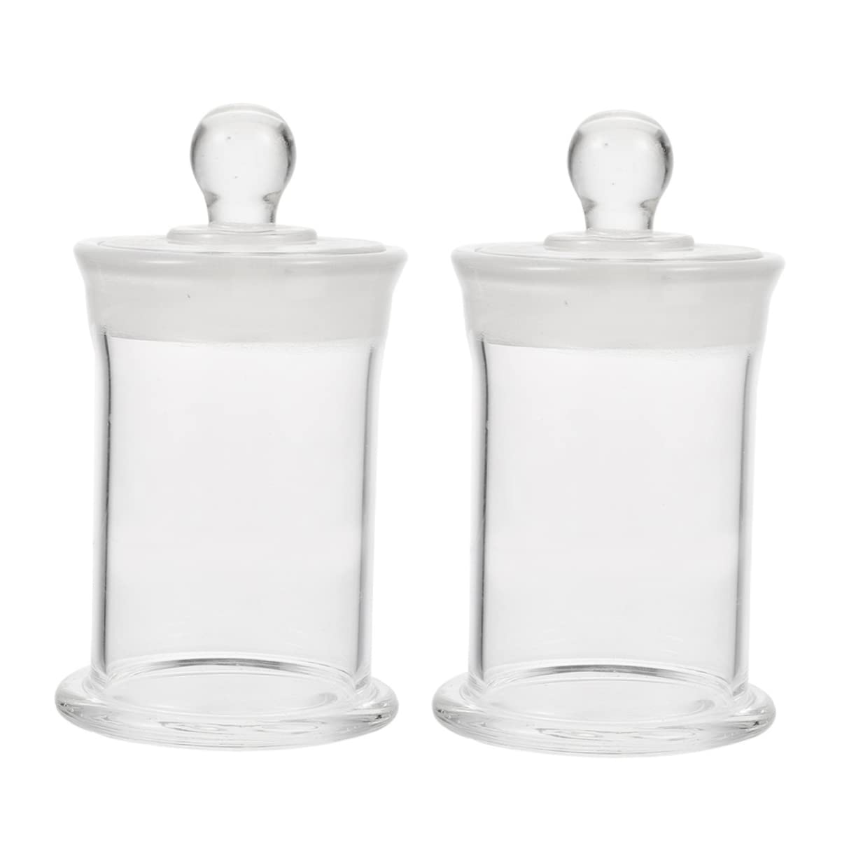 Gatuida 2stücke Hochtemperaturbeständige Borosilikatglas Flasche Für Probenlagerung Weinbrauen Ätherische Öle Laboranwendungen Mit Deckel