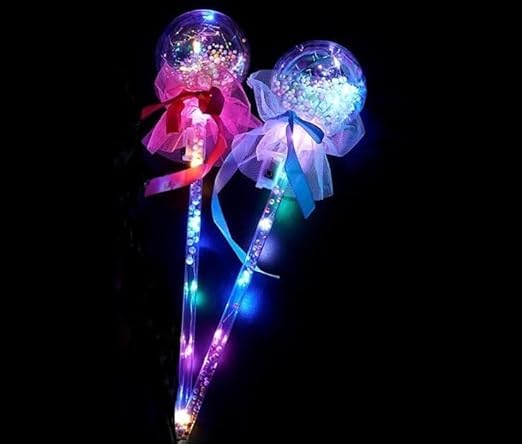 The Trendzo LED Light Up Ball Stick – Magic Glow Wand Party Toys for Kids (Pack of 1) LED Light Up Flashing Ball Stick Toy