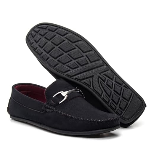 Mocassim Masculino Dockside Camurça 204 (Preto, BR, Adulto, Numérico, 43)