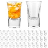 LDHHYH 36 vasos de chupito de 2,5 cl/25 ml, vasos de chupito, vasos de chupito, vasos de chupito, vasos de chupito, vasos de chupito de cristal para licores, whisky, brandy