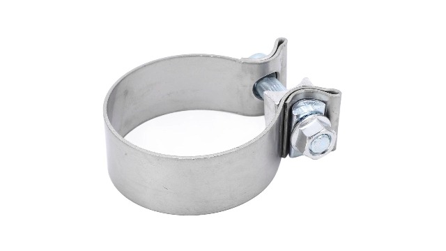 Akozon 66,5 mm/2,62 Zoll Auspuff-Verbindungsklemme Edelstahl  