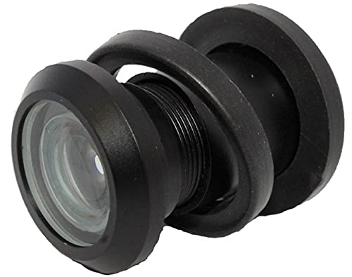 RiseOm Door Eye/Door Peephole 180 Degree Viewer Made of Brass (6, Black - Adjustable) (B0932PPX39) Amazon Price History, Amazon Price Tracker