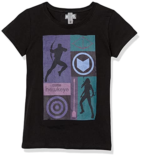 T-Shirt Marvel Fille avec imprimé Boîtes Simples en coton confortable