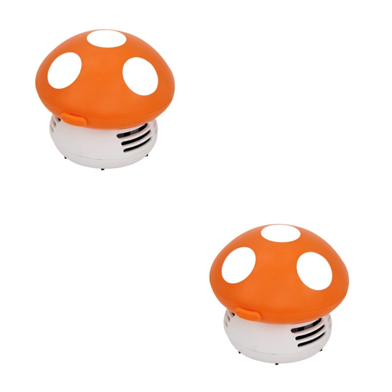 Alipis 2pezzi Mini Aspirapolvere Portatile Da Scrivania Ricaricabile Usb Per Pulire Polvere e Briciole Da Tavoli e Scrivanie Arancione