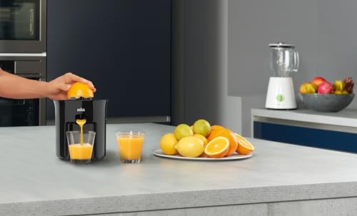 Braun CJ3050BK Spremiagrumi, Avvio E Arresto Automatici, Base Antiscivolo, Pratico Beccuccio,Coperchio Di Protezione, Sistema Direct Serve,Antigoccia,Semplice E Facile, Sistema A Pressione, 60W, Nero - 4