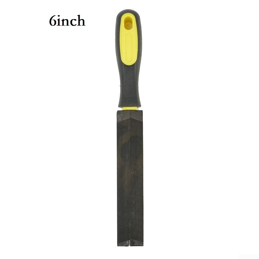 Lima per sega da potatura giardinaggio carpenteria, acciaio T12, manico TPR, 15,2 cm