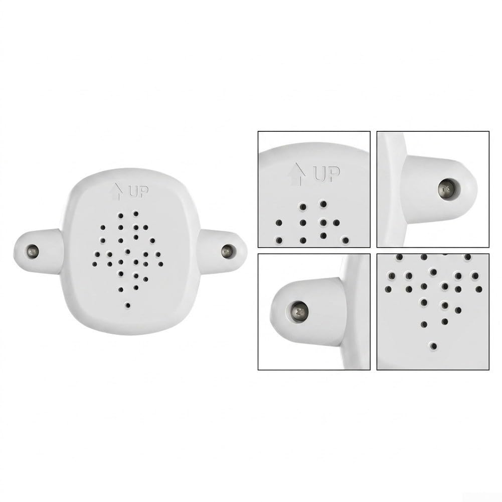 Adaptador Puerta Escalera Mascotas ABS Estable Adaptador Puerta(White)