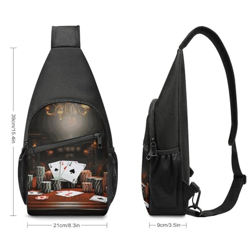 Sling Bag para mujer y hombre, mochila cruzada pequeña miniatura 2