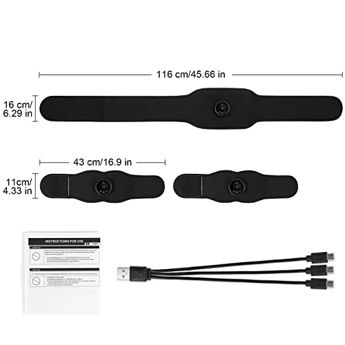 Solumry Abs Stimulator - Ab Machine, Muscle Stimulator, Abdominal Toning Belt Workout Portable Ab Stimulator, Home Office Fitness Workout Equipment For Abdomen(3 Packs) Black #TOP5