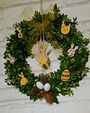  Buchsbaumkranz Türkranz Ostern 2 orange mit Spinnennetz Schleife- NEU 2019 in 3Größen Shabby chic WICHTIGER HINWEIS ZUM WIDERRUFS Recht- lesen bitte!