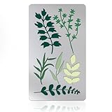 Materiale di qualità: questi stencil in metallo sono realizzati in acciaio inossidabile di qualità, robusti e affidabili, flessibili e non facili da piegare o deformare, possono servire a lungo e senza preoccuparsi di essere rotti.