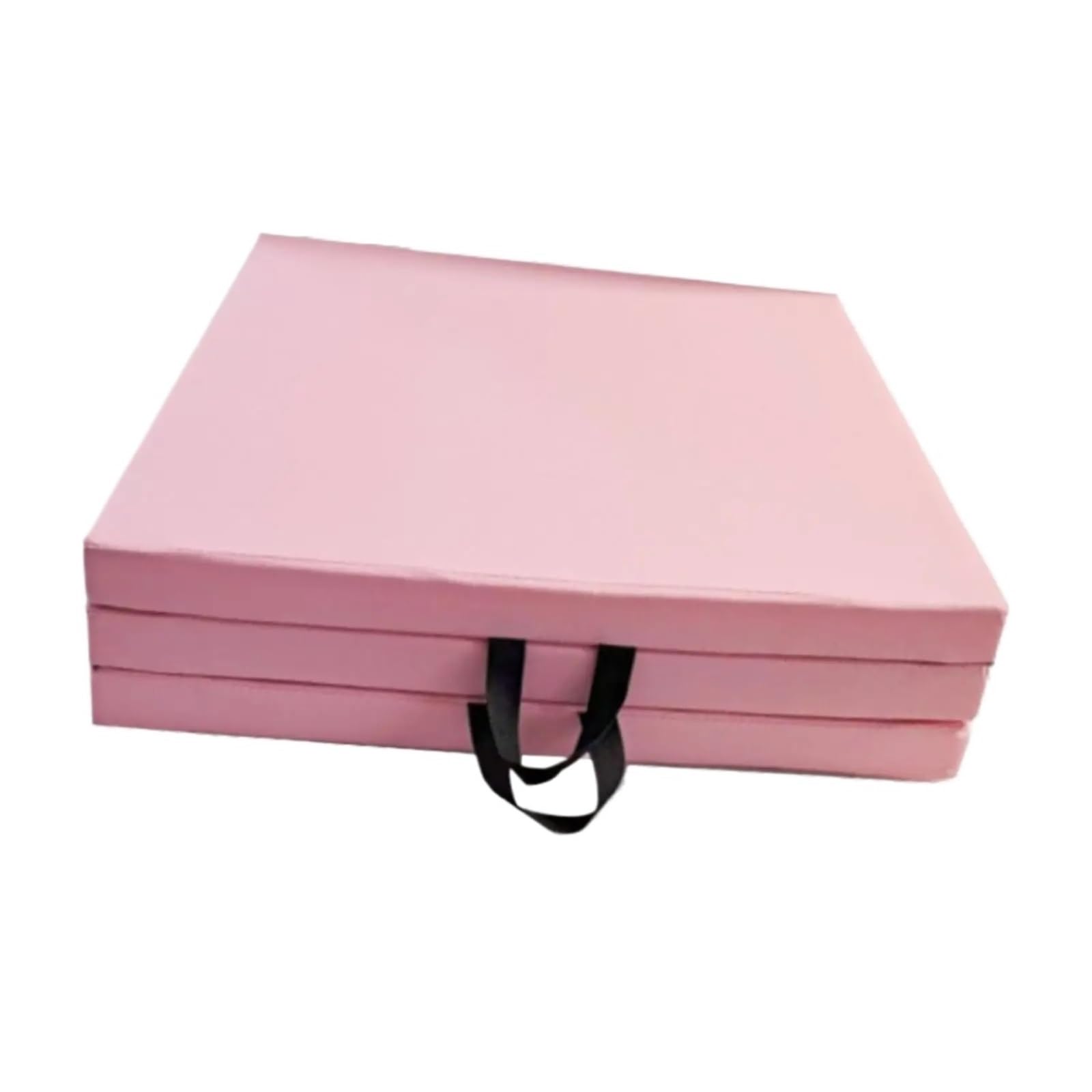 Klappbare Gymnastikmatten Fitnessmatte Faltbare Stretchunterlage Training 5 cm Dicke rutschfeste Gymnastikmatte Für Turnen(Pink)