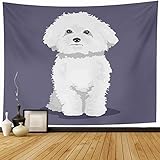 Tissu 100% polyester doux, bon affaissement, adapté pour accrocher au mur, impression de motifs HD, coloré et beau, ne se décolore pas.