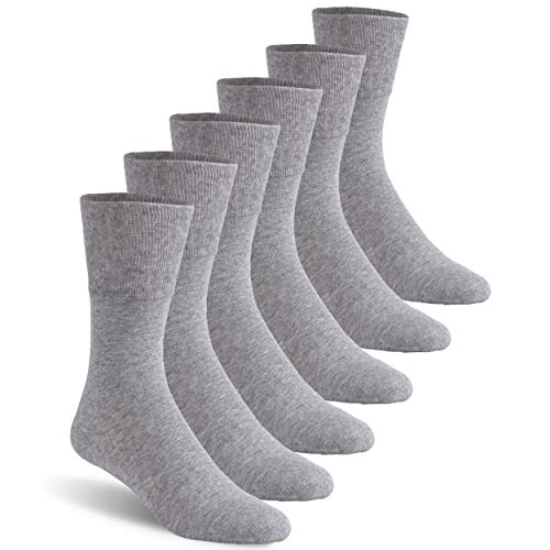 Ankle Diabetic Socks Men, Feelwe Extra Wide Diabetic Socks Dry Dress Socks Non-Binding