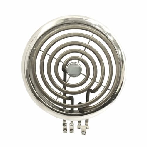 Image of Hot Plate Heating Element, G Type, Chrome Plated, 2000W, Spiral Coil, Electric Cooking Replacement Part