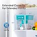 Waterdrop 200-Gallon Long-Life 40-Cup Large Water Filter Dispenser with 1 Filter, Healthy Gift for Home and Office, 5X Times Lifetime, Reduces Chlorine, PFOA/PFOS and More, BPA Free, Turquoise