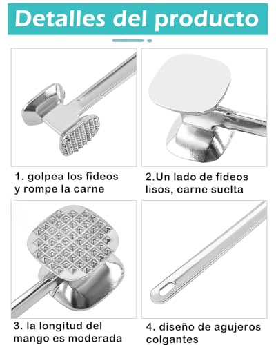 Consejos para Comprar Mazos para carne - los más vendidos. 30 Mazos para carne marca Genérico (3)