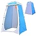 Toilet Tents for Camping, 170T Water & Sun Proof Shower Tent with Zippered Door, Windproof Rope & Peg for Outdoor.
