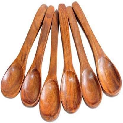 Antlantic Wood Store Wooden Spoon Condiments Masala Spoon Ice-Cream Sugar Salt Spoons Small Spoons (6 pcs) Brown (B09XQDK17F) Amazon Price History, Amazon Price Tracker