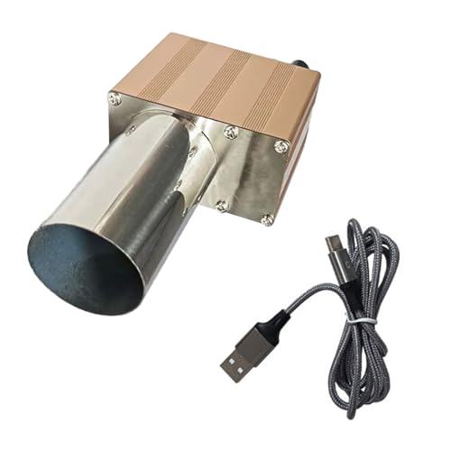 YUXITA Soplador de aire portátil de mano eléctrico para barbacoa, ventilador de cocina, soplador de aire, herramienta de fuelle para acampar al aire libre