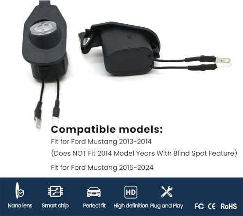 Luz LED para espejo lateral Mustang 2013-2024 miniatura 3