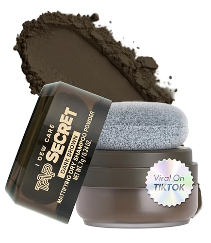 I DEW CARE Tap Secret Mattifying Dry Shampoo Powder - Dark Brown V2
