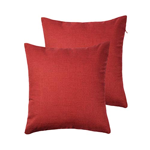 home best red throw pillow