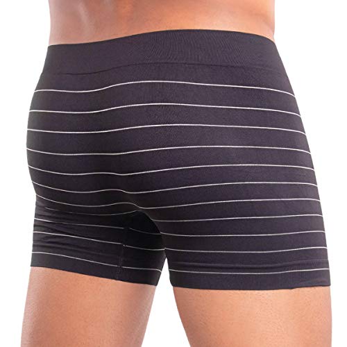 Mash - Cueca Boxer 711.02, Masculino, Preto/Branco, GG