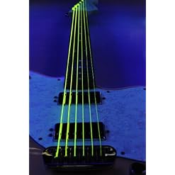 NEON hI-dEF yELLOW electric guitar 009–046/leuchtstoffsaiten (jaune) - Les Beatles, Paul McCartney, John Lennon, RIngo Starr, George Harrison NEON hI-dEF yELLOW electric guitar 009–046/leuchtstoffsaiten (jaune) – Image 3