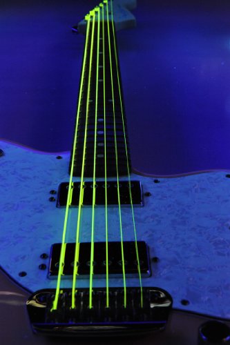 NEON hI-dEF yELLOW electric guitar 009–046/leuchtstoffsaiten (jaune) - Les Beatles, Paul McCartney, John Lennon, RIngo Starr, George Harrison NEON hI-dEF yELLOW electric guitar 009–046/leuchtstoffsaiten (jaune) – Image 4