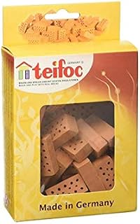 Teifoc Regular Brick Kit , Red, for 6 years to 99 years