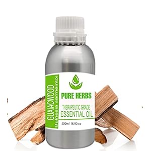 Pure Herbs GUAIACWOOD (BULNESIA SARMIENTOI) Pure & Natuurlijke Therapeutische Grade Olie 500ml