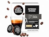 Nescafé Dolce Gusto Espresso Intenso, Cápsulas de café tostado y molido, Grano Arábica y Robusta Premium de Origen...
