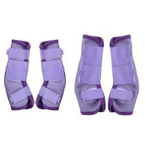 Horse Fly Boots – Fly Horse Boots Perfect for Equine Leg Wraps and Maximum Horse Fly Protection Set of 4
