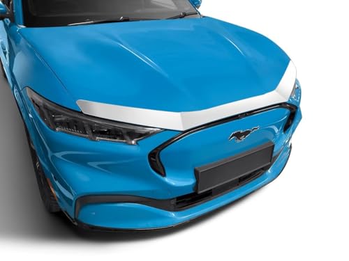 Auto Ventshade [AVS] Aeroskin Hood Protector | Fits 2009 - 2014 Ford F-150 (Excludes Raptor Model) | Low Profile Deflector / Bug Shield - 1 pc., Chrome | 622001 - Thumbnail 5