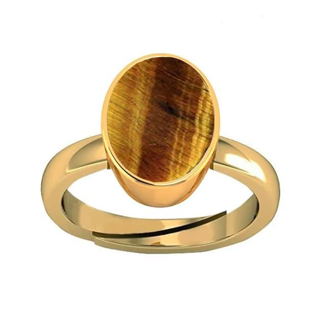sidhgems 10.00 Carat 11.25 Ratti Natural Tiger Eye Ring Original Certified Tiger’s Eye Ring Oval Cut Gemstone Astrological Silver Plated Ring-picture-29