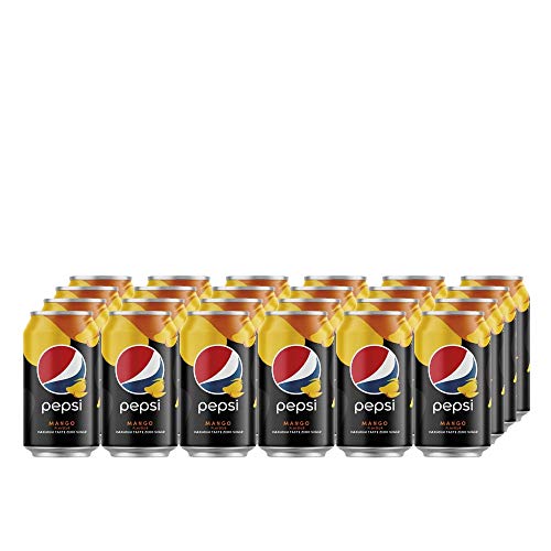 Pepsi Cola Mango (24 x 330ml) Erfrischende Pepsi Cola mit Mangogeschmack ZERO SUGAR Cover