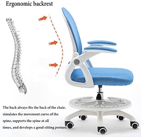 Krzesło robocze dla dzieci z podłokietnikami, ergonomiczne krzesło biurowe dla dzieci, regulowane krzesło biurowe dla dzieci, siatkowe krzesło biurowe, krzesło dla uczniów
