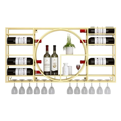 Support de rangement rustique pour verres à vin afin de gagner de la place