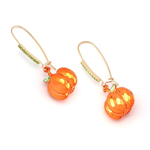 Betsey Johnson Women's Pumpkin Dangle Earrings3