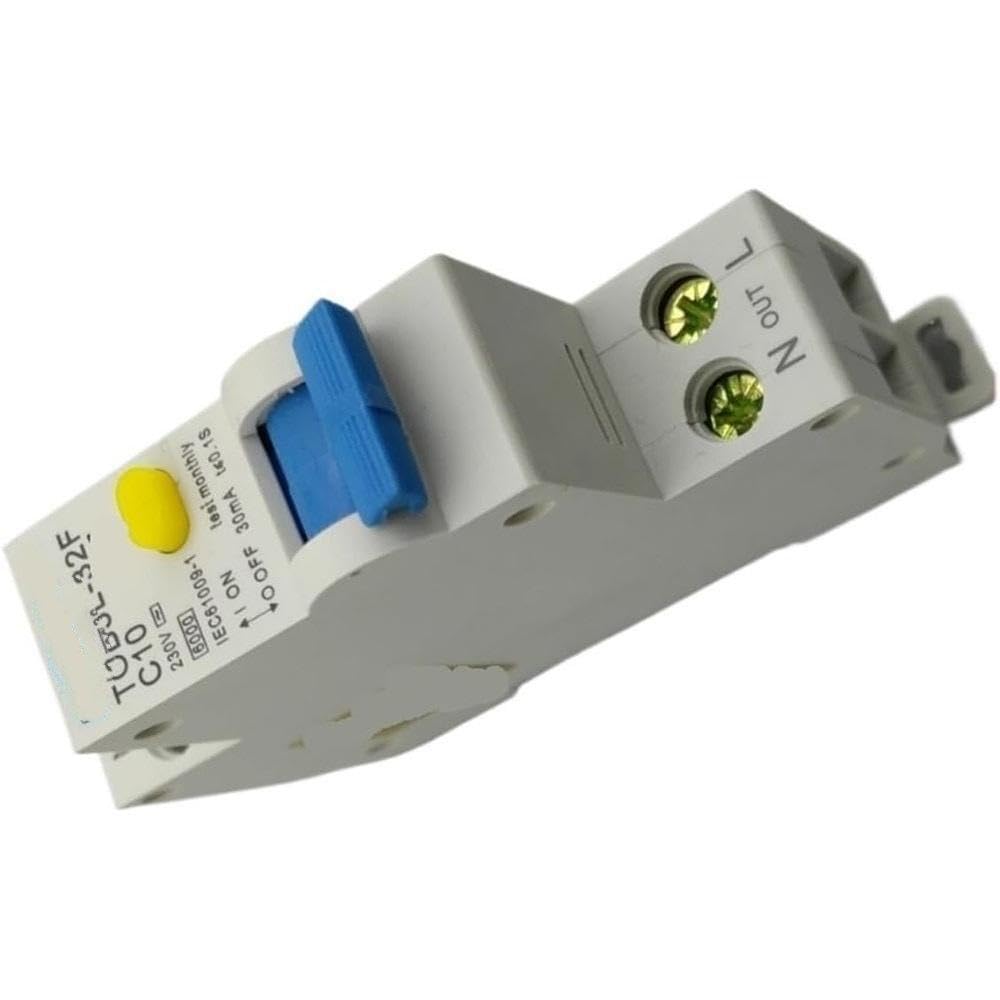 Interruttore Automatico Differenziale TOB3L-32F 18MM 10A 1P+N 6KA Con Protezione Da Sovracorrente E Perdite Componenti elettrici