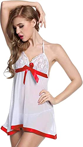 Image of Women Babydoll Lingerie with G -String Panty