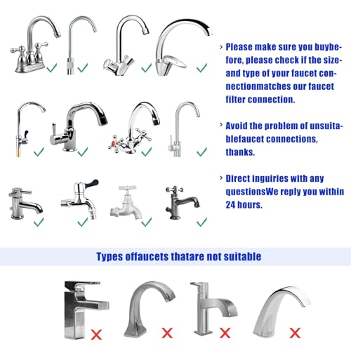 Purificateur d'eau robinet et faucet filter anti métaux lourds 2pcs