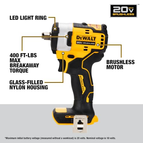 Image of DEWALT 20V MAX Cordless Impact Driver and Impact Wrench Combo (DCK242D2)