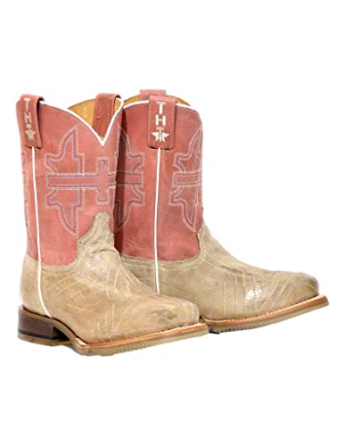 Tin Haul Western Boots Girls Rainbow 4 Youth Tan 14-119-0077-0891 TA2