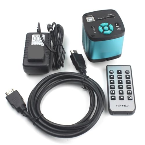 顕微鏡キット デジタルビデオ HDMI.顕微鏡カメラ1080P 4K 2K 3800W 38mp 21mp USB C-マウントマイクロスコピオ 顕微鏡レンズアダプター(4K 48MP)