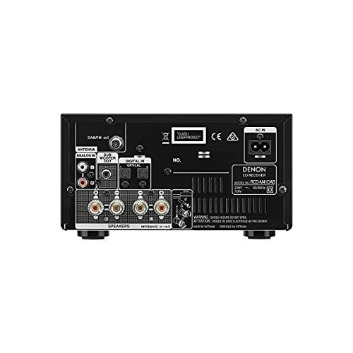 Denon RCD-M41DAB FM/DAB/CD Receiver, Bluetooth schwarz