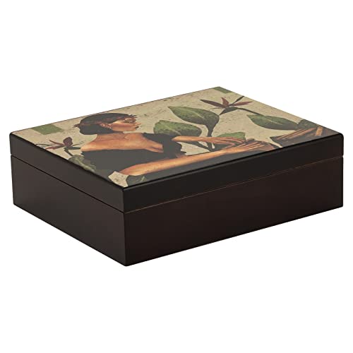 Humidor Supreme Havana Beauties Global NFT Gallery Series, Cubanesque Cigar Portrait, 20 Cigar Capacity, Premium Kiln Spanish Cedar Interior, SureSeal Technology, Round Humidifier, Havana Delight