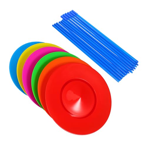 HEMOTON Zirkus-jonglierkeulen Drehstangenspiel Für Anfänger Jonglierstäbe Aus Leichtem Material Für Junge Mädchen Trainingsstab Verbesserung Der Koordination