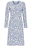 Ringella Damen Nachthemd mit Knopfleiste Smoke 42 2511006,Smoke, 42